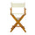 24'' Director's Chair Honey Oak Frame-Natural/Wheat Canvas - Casual Home