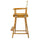 24'' Director's Chair Honey Oak Frame-Natural/Wheat Canvas - Casual Home