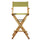 30'' Director's Chair Natural Frame-Olive Canvas - Casual Home