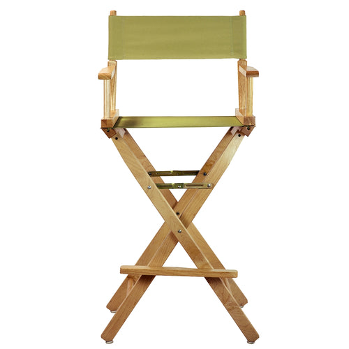 30'' Director's Chair Natural Frame-Olive Canvas - Casual Home