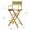 30'' Director's Chair Natural Frame-Olive Canvas - Casual Home