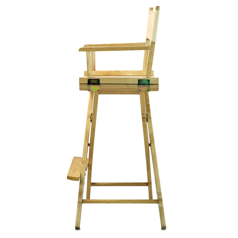 30'' Director's Chair Natural Frame-Natural/Wheat Canvas - Casual Home