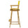 30'' Director's Chair Natural Frame-Yellow Canvas - Casual Home