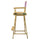 30'' Director's Chair Natural Frame-Pink Canvas - Casual Home
