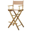 30'' Director's Chair Natural Frame-Tan Canvas - Casual Home