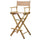 30'' Director's Chair Natural Frame-Tan Canvas - Casual Home