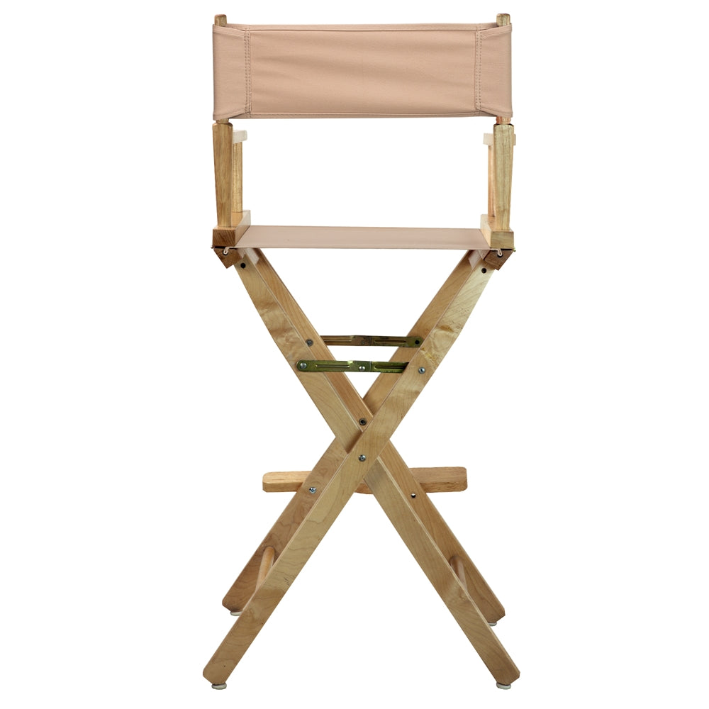 30'' Director's Chair Natural Frame-Tan Canvas - Casual Home