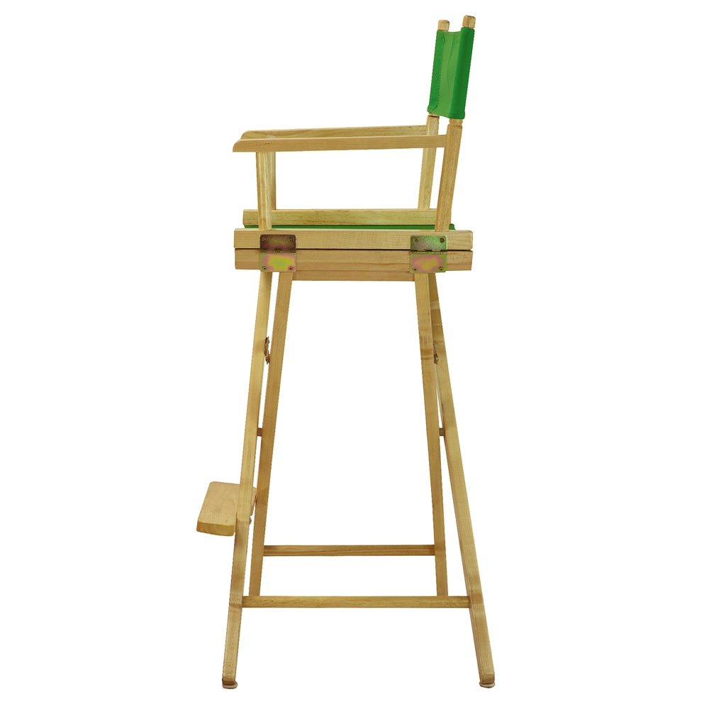 30'' Director's Chair Natural Frame-Green Canvas - Casual Home