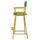 30'' Director's Chair Natural Frame-Green Canvas - Casual Home
