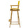 30'' Director's Chair Natural Frame-Gold Canvas - Casual Home