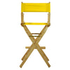 30'' Director's Chair Natural Frame-Gold Canvas - Casual Home