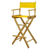 30'' Director's Chair Natural Frame-Gold Canvas - Casual Home