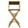 30'' Director's Chair Natural Frame-Brown Canvas - Casual Home