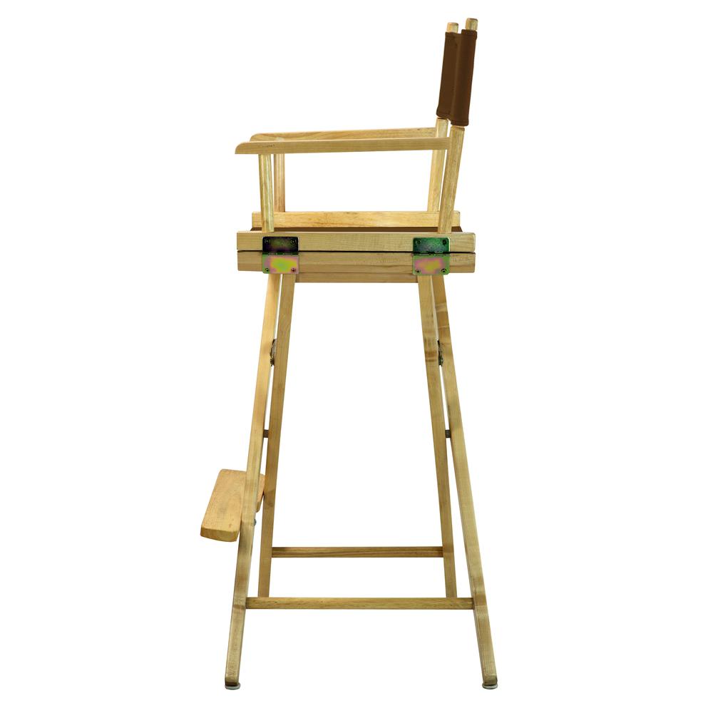 30'' Director's Chair Natural Frame-Brown Canvas - Casual Home