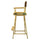 30'' Director's Chair Natural Frame-Brown Canvas - Casual Home