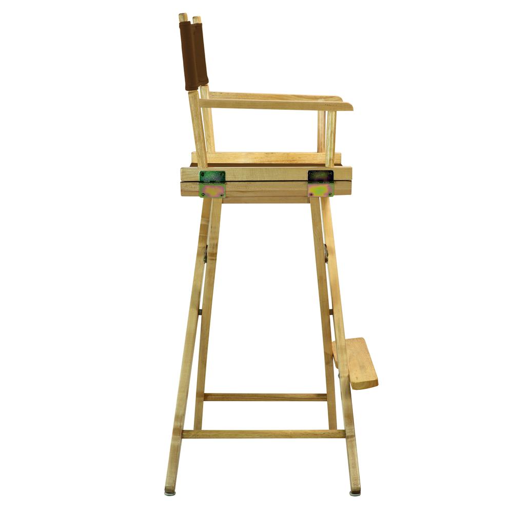 30'' Director's Chair Natural Frame-Brown Canvas - Casual Home