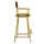 30'' Director's Chair Natural Frame-Brown Canvas - Casual Home