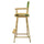 30'' Director's Chair Natural Frame-Lime Green Canvas - Casual Home