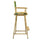 30'' Director's Chair Natural Frame-Lime Green Canvas - Casual Home