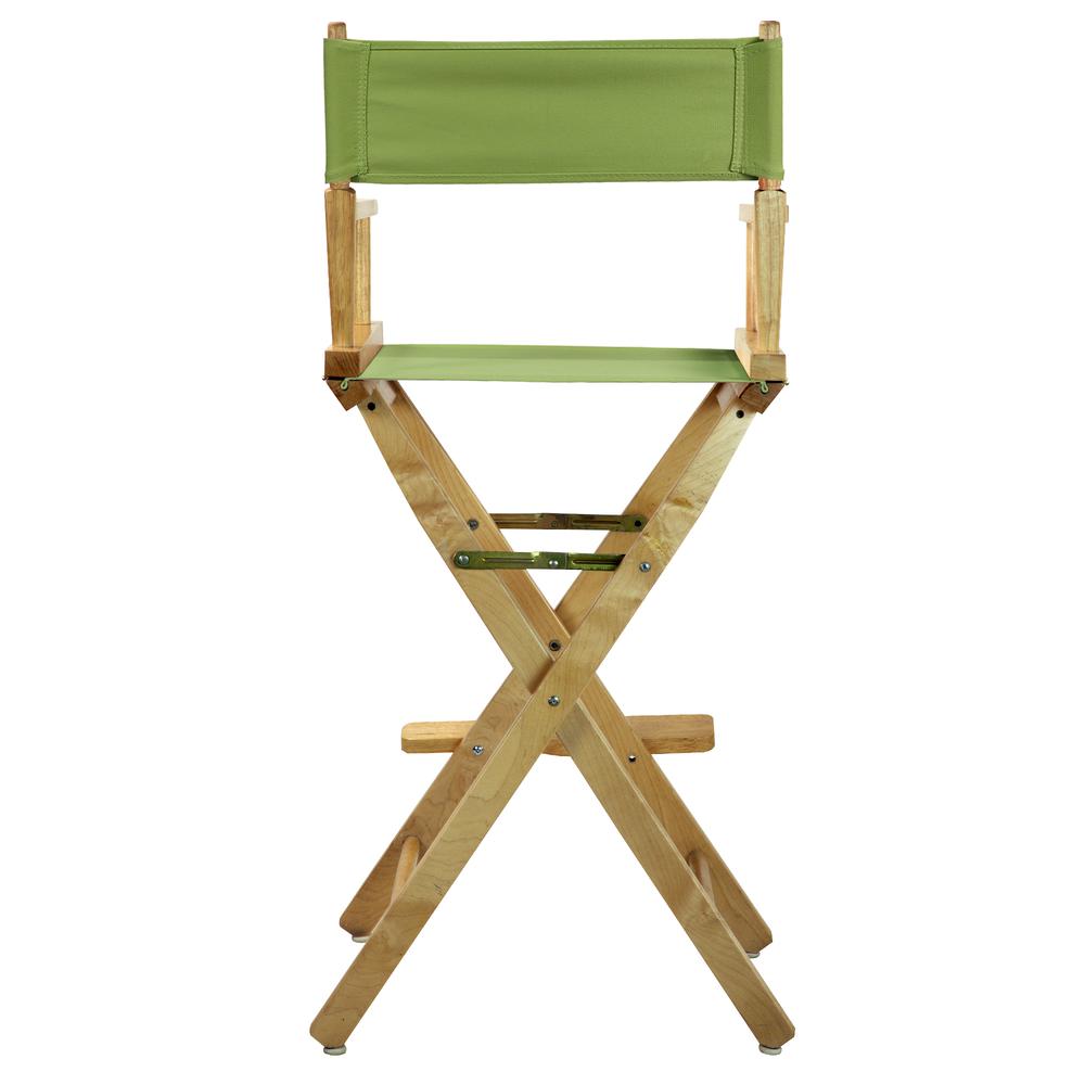 30'' Director's Chair Natural Frame-Lime Green Canvas - Casual Home