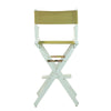 30'' Director's Chair White Frame-Olive Canvas - Casual Home