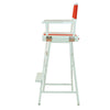 30'' Director's Chair White Frame-Red Canvas - Casual Home