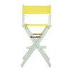 30'' Director's Chair White Frame-Yellow Canvas - Casual Home
