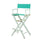 30'' Director's Chair White Frame-Teal Canvas - Casual Home