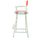 30'' Director's Chair White Frame-Orange Canvas - Casual Home