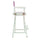 30'' Director's Chair White Frame-Pink Canvas - Casual Home