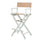 30'' Director's Chair White Frame-Tan Canvas - Casual Home