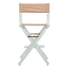 30'' Director's Chair White Frame-Tan Canvas - Casual Home