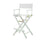 30'' Director's Chair White Frame-White Canvas - Casual Home