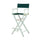 30'' Director's Chair White Frame-Hunter Green Canvas - Casual Home