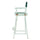 30'' Director's Chair White Frame-Hunter Green Canvas - Casual Home