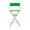 30'' Director's Chair White Frame-Green Canvas - Casual Home