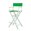 30'' Director's Chair White Frame-Green Canvas - Casual Home