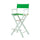 30'' Director's Chair White Frame-Green Canvas - Casual Home