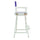 30'' Director's Chair White Frame-Purple Canvas - Casual Home