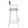 30'' Director's Chair White Frame-Brown Canvas - Casual Home