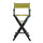 30'' Director's Chair Black Frame-Olive Canvas - Casual Home