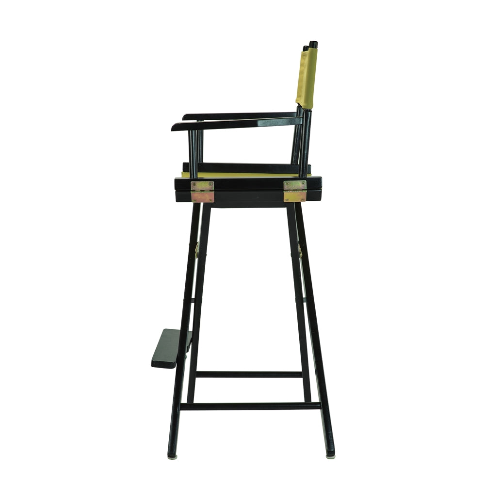 30'' Director's Chair Black Frame-Olive Canvas - Casual Home