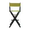 30'' Director's Chair Black Frame-Olive Canvas - Casual Home