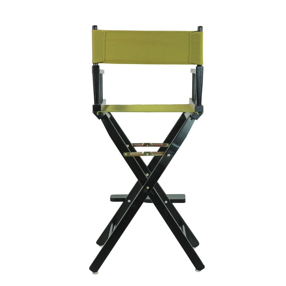 30'' Director's Chair Black Frame-Olive Canvas - Casual Home