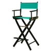 30'' Director's Chair Black Frame-Teal Canvas - Casual Home