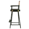 30'' Director's Chair Black Frame-Tan Canvas - Casual Home