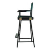 30'' Director's Chair Black Frame-Hunter Green Canvas - Casual Home