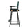 30'' Director's Chair Black Frame-Hunter Green Canvas - Casual Home