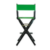 30'' Director's Chair Black Frame-Green Canvas - Casual Home