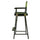 30'' Director's Chair Black Frame-Lime Green Canvas - Casual Home